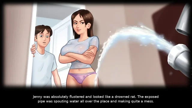 Shower Scenes in HOTTEST Porn Game