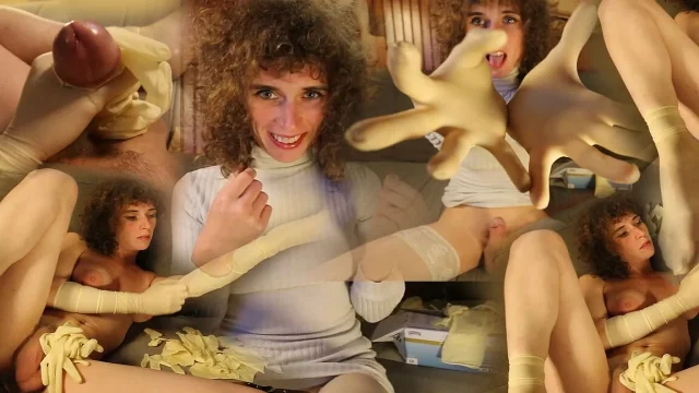 Mummy Latex Gloves Fetish Makes You Hard