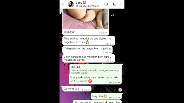 Hot WhatsApp Conversation With My Girlfriend's Ends In Happy Ending - Nati Sweet