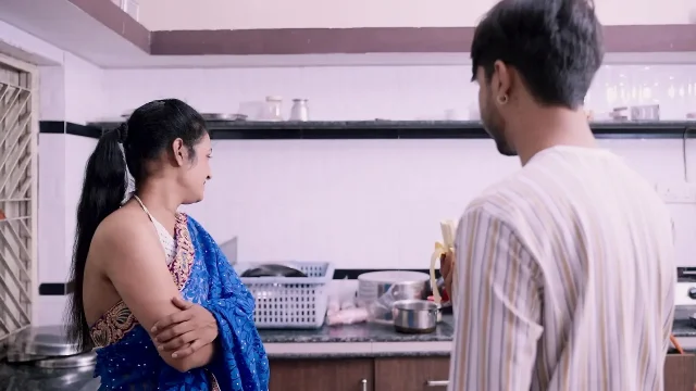 Indian aunty scared after seeing big dick full hindi audio