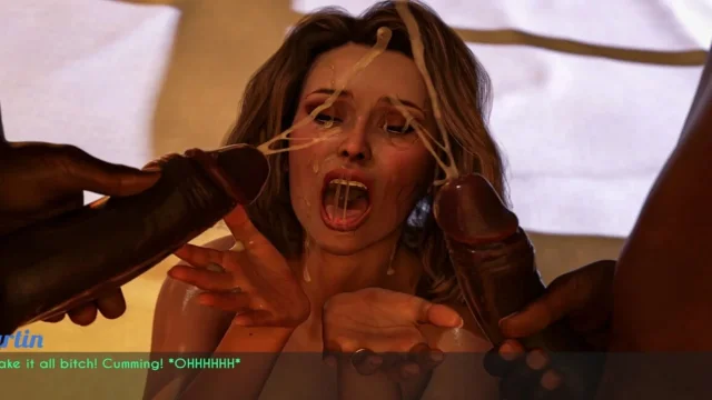 A Wife and Stepmother Real Fucking Sophia Got 3 Big Dicks Fucking Her
