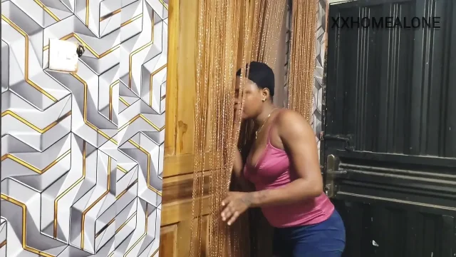 Home Alone African Black Lesbian Teens Enjoy Fucking Step Brother in FFM Threesome