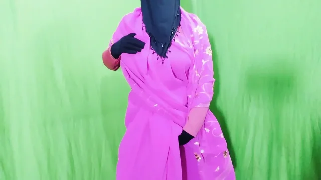 Indian beautiful hijabi muslim couple thirsty for fuck