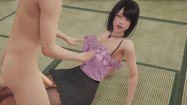 Aizawa Ayako the Hot Anime Girl in Stockings - Rule34 Hentai with Tits and
