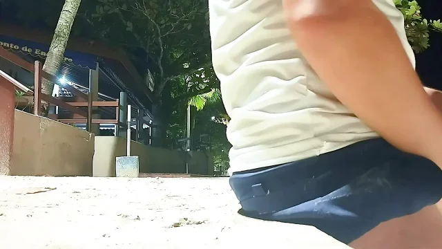 People on the Beach Freak Out When I Get Wet in Shorts
