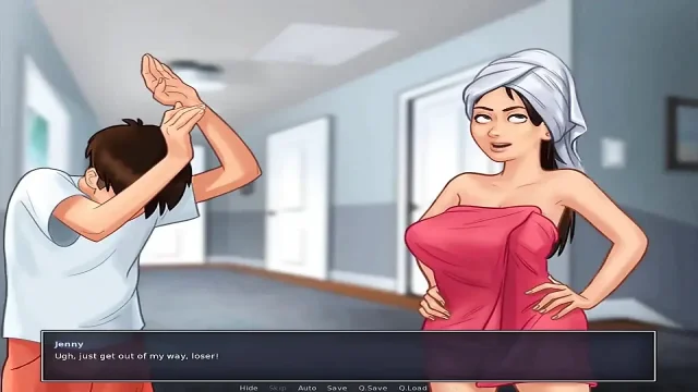 Summertime saga stepbrother found out that his stepsister is a cam girl ep 63