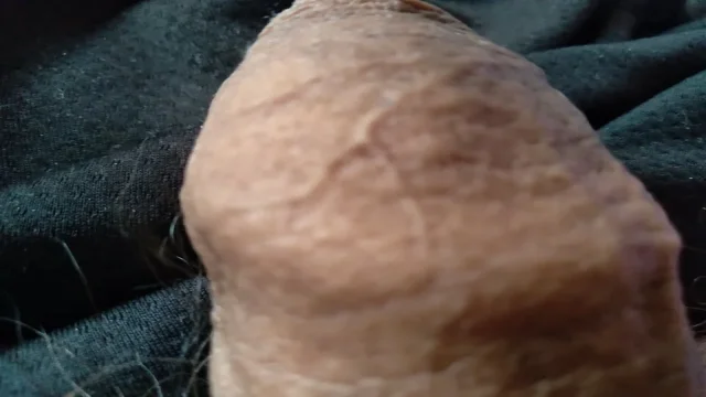 dude touches his hard penis