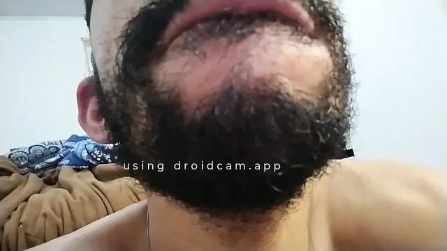 Naughty Hairy Guy Giving a Show of Exhibitionism