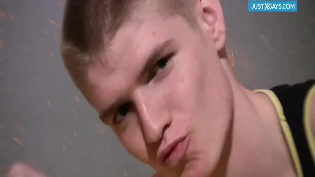 Horny gay plays with his asshole