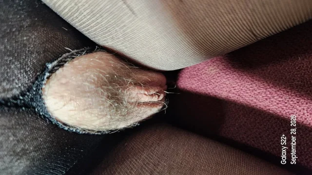 Goode Girl POV JOI sitting in black pantyhose and smoking she gives you foot