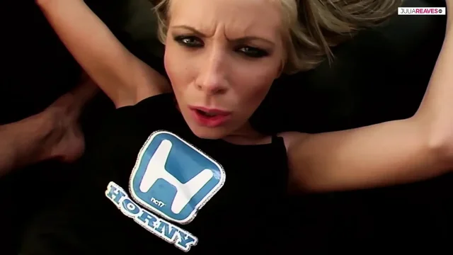 Sweet babe tears up as she sucks a huge cock after a hard fuck
