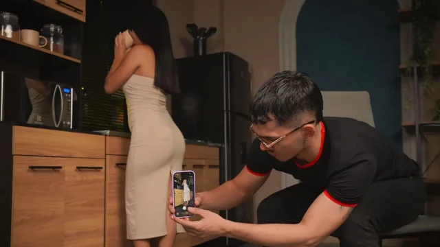Oh no that wasn't my intention - Embarrassed stepbrother ends up having sex with