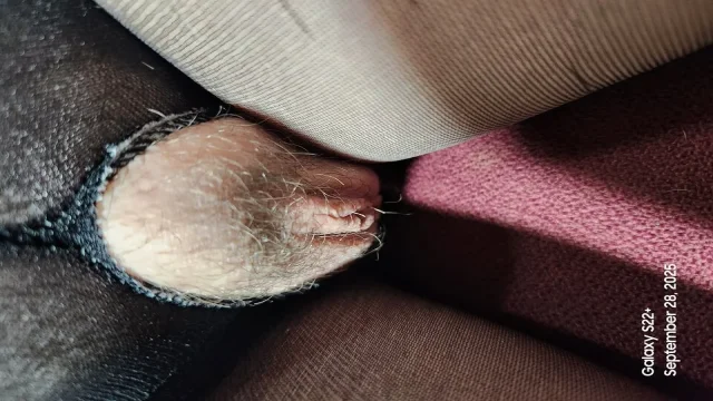 Goode Girl POV JOI sitting in black pantyhose and smoking she gives you foot