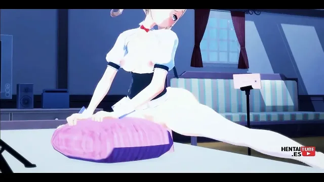 Genshin Impact Hentai -barbara Films Herself Using a Dildo While Lumine Watches