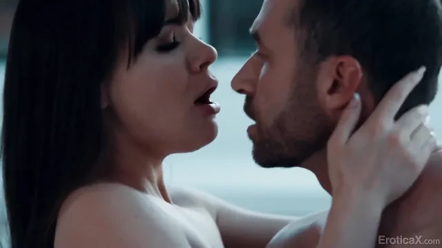 EroticaX - Cute couple sensual fuck in the kitchen