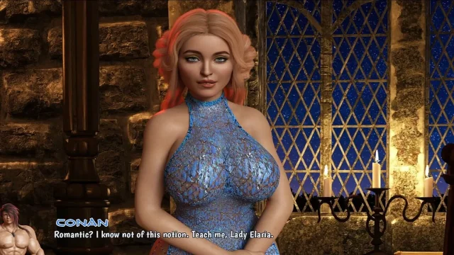 Queen Elarias Secret Affair Conan Pounds Her Big Ass Quiet - Creampie Finish in