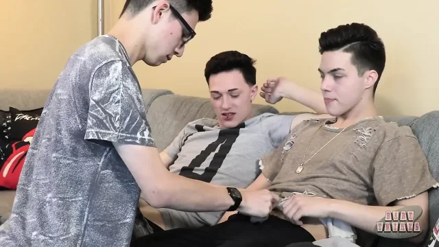 Three Raw Twink Cocks to Share
