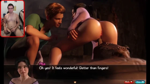 A young virgin girl is fucking an ancient dildo hard while I Treasure of Nadia Gameplay5