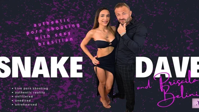 Snake Dave and Priscila Porno Casting