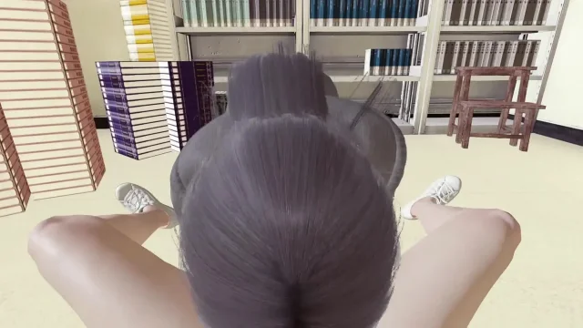 TEACHER HAS SEX WITH STUDENT IN THE LIBRARY taboo POV 18 3D HENTAI