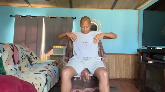 Gray horny man