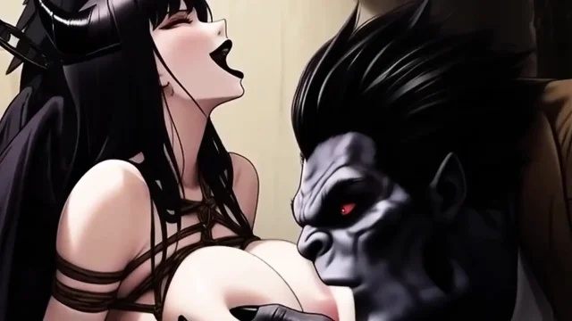 Big Natural Magical Milky Tits Get Sucked By Monsters
