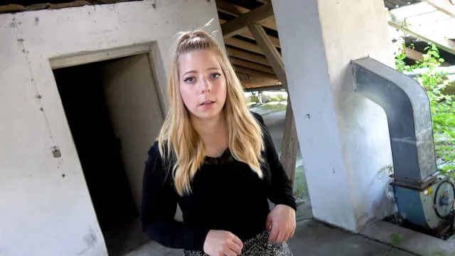 INNOCENT GIRL FUCKED ALONE IN THE LOST PLACE BY 2 COCKS