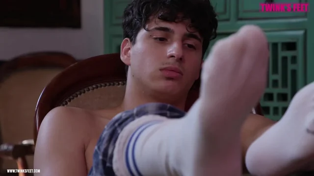 Piss in a glass made to gulp it down dirty foot fetish vibes and raw twink ass pleasure