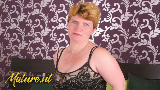 Chubby Mature Amateur Matilda Plays with Her Big Natural Tits & Pussy