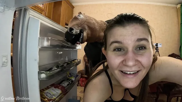 My husband pranked me while filming homemade video Instead of him I was fucked by