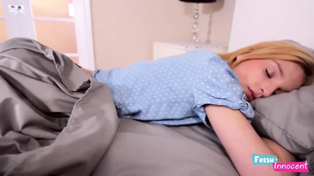 Fresh and innocent - a Small titties peach is deepthroated passionately by her roommate