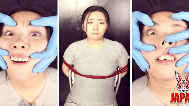 Honoka Sakamoto Trapped Tongue Clamps Stretched Face and No Way Out
