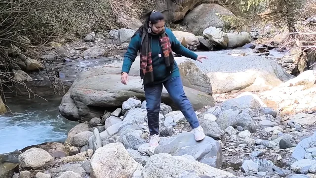 Fuck in Forest at Waterfall