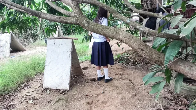MY STEPDAUGHTER PUNISHMENT BEFORE GOING TO SCHOOL