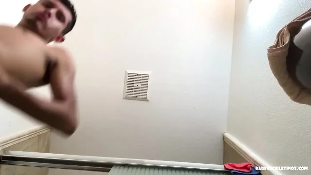 Latin Boy Roman Jerking Off