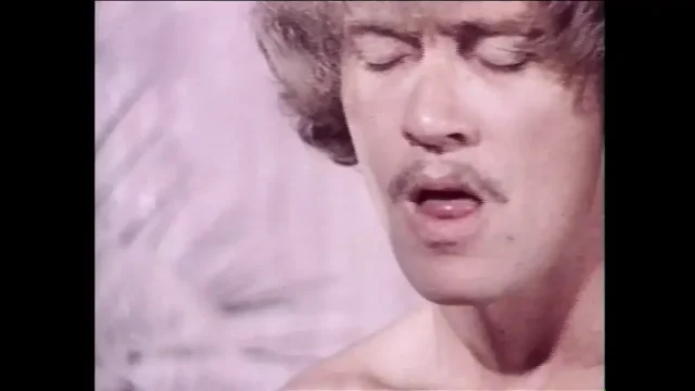 Vintage Threesome for Young Busty Blonde with Hairy Pussy Fucked and Cummed in