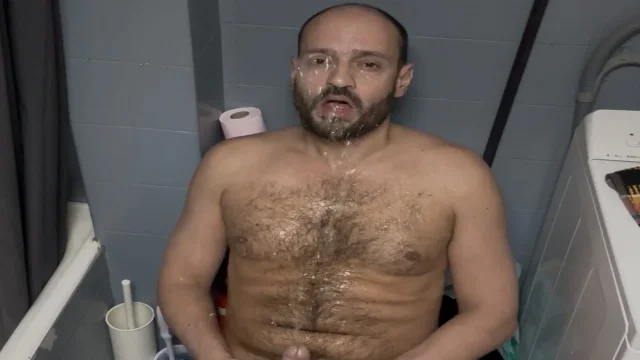 Piss and cum soaked