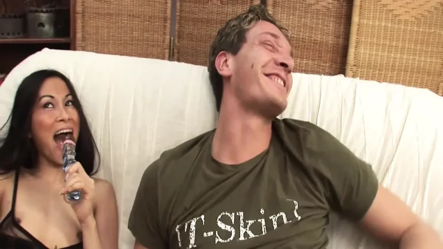 Hot Asian Tight Pussy and Asshole Gets Fucked Deep and Wet Cumshot