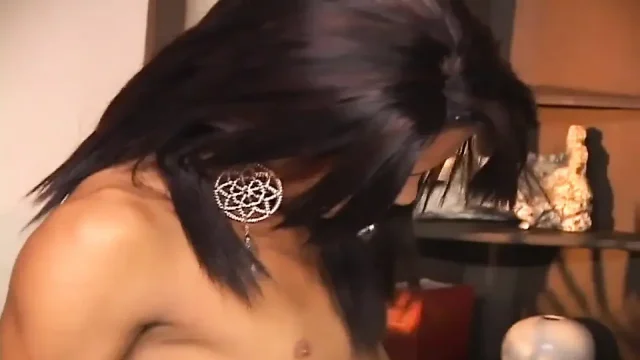 Trans woman big dick sucking trans woman in the guy