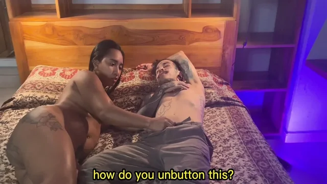 Hotwife cheating her husband with his stepsister