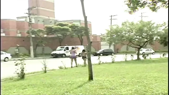 Latina ladyboys Nataly and Paola Lima suck and fuck