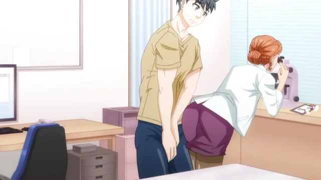 Female Doctor Getting Ruthlessly Fucked by Her Boy on the Examination Table