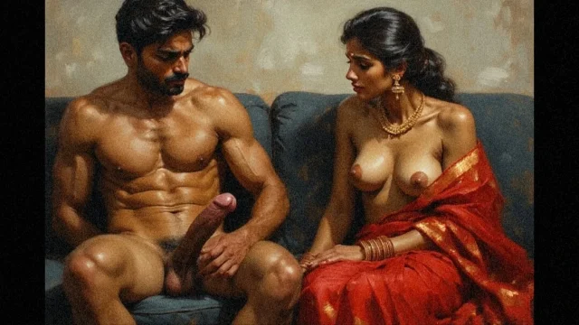 Desi bhabhi loses bet with her stepson and sucks his cock and takes all the cum inside her mouth