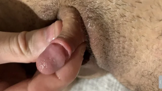 Ftm masturbating his dick