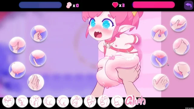 Hentai Game - Elf Girl Pinball - Busty Peach Blossom Elf Gets Intimate - Steamy