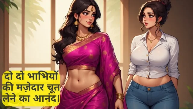 The pleasure of taking the fun pussy of two sisters-in-law
