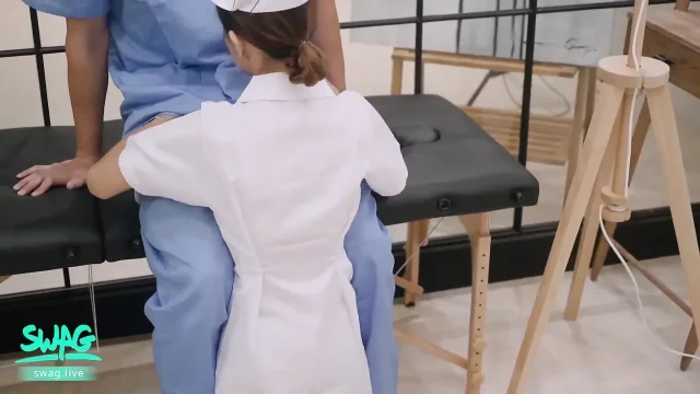 Horny Nurse Takes Big Dick to Fill Her Pussy in the Hospital