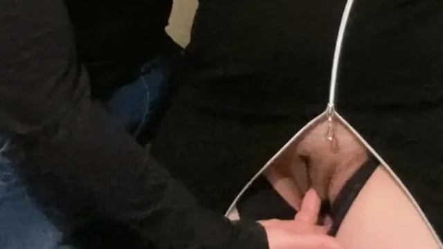 OMG Penetrated Under Dress In The Subway Fingers Stranger Under Dress