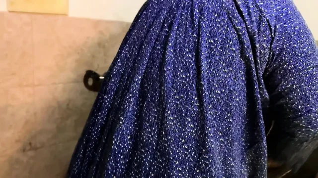 MILF Hot Aunty in Kitchen She Was Horny When Cocking I See Her Huge Tits & Big