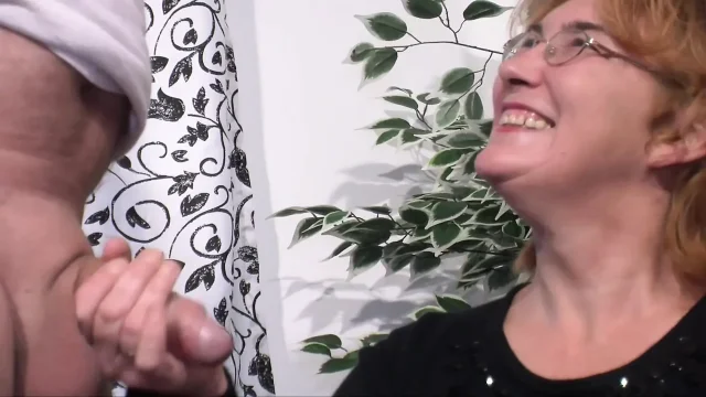 Mature German beauty shares dick with hot granny
